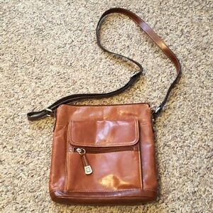 Giani Bernini Brown Leather Bag.